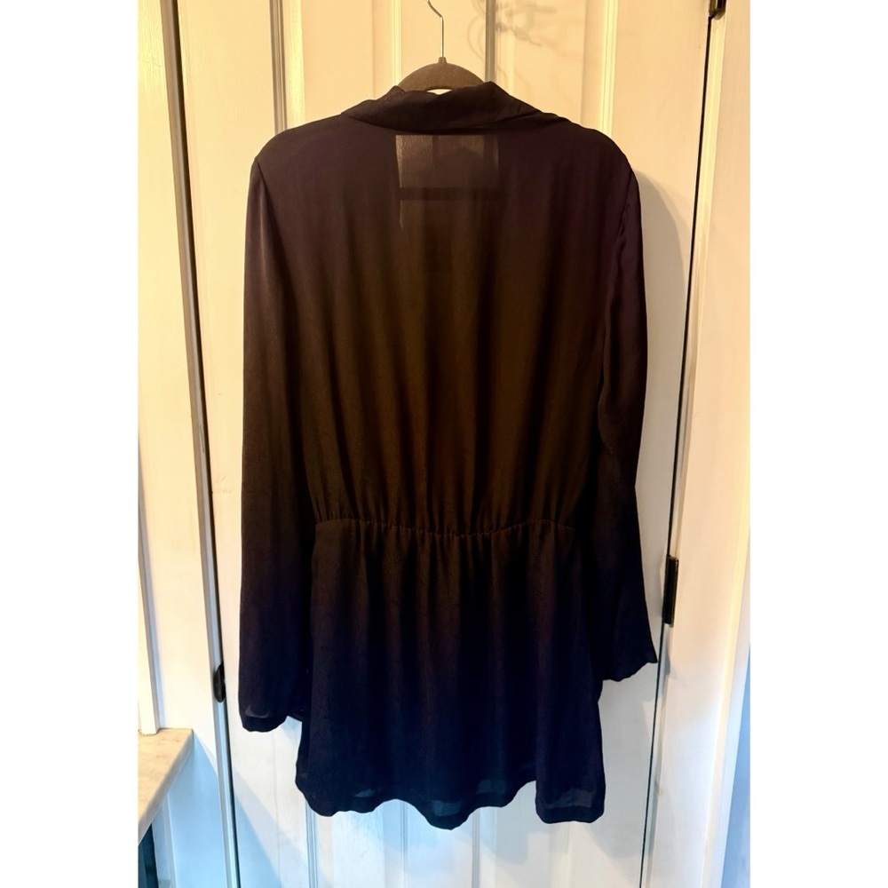 SOLD 🌈 NEW FREE PEOPLE SIMONE MINI BLACK BLAZER SUIT DRESS XS - Picture 14 of 16